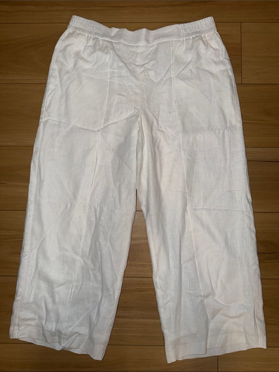 Nine West Pants - Nine West White Cropped Wide-Leg Pants NWOT
